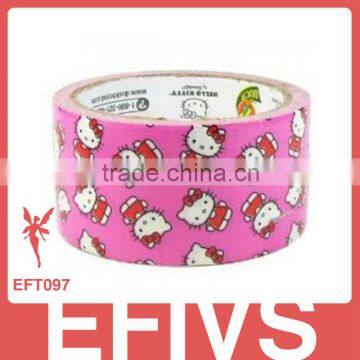 hello kitty printing duct tape for DIY crafts