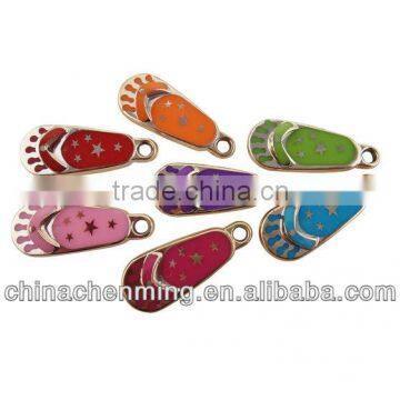 wholesale fashion cheap loose shoe shape pendant from yiwu factory