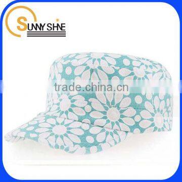 sunny shine custom fitted cheap print 5 panel hat wholesale