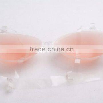 Customized Cheap Nude Ladies Sexy Fashion Seamless Bra With Clear Transparent Straps photo-4