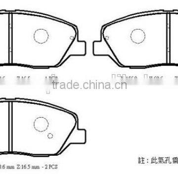 Semi-metal BRAKE PAD MD8431M for Chinese Vehicles