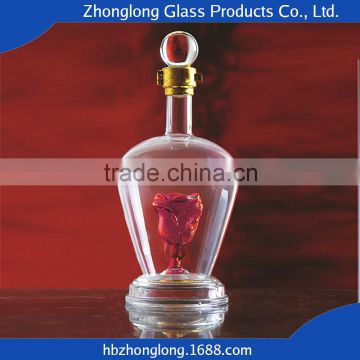 Good Quality High Borosilicate Wholesale Glass Liquor Bottle