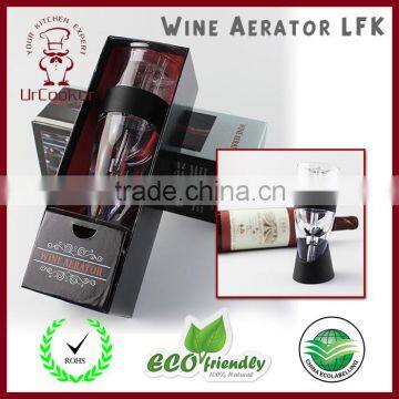 Professional Decanter with Stand Efficiently Aerates Red Wines with No Leaks or Overflow