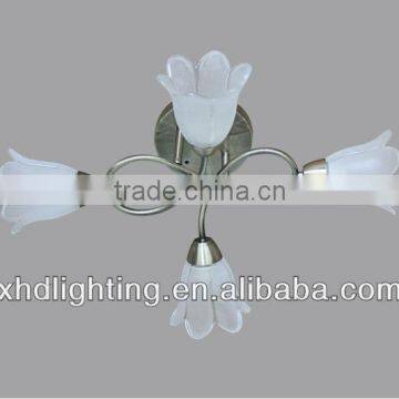 fancy flower chandelier light glass ceiling lamp e27 fittings