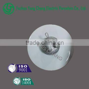 2016 hot sale high quality high voltage porcelain 70kn disc insulator