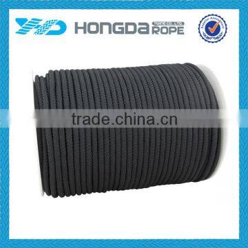 Black polyester rope