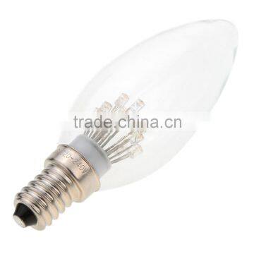 1 Edison Filament Led Candle Lamp 3W E27 AC 220V Led Bulb Light High Bright Led Lamp LED 30W Equivalent Warm Lamp Light