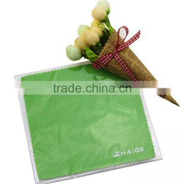 grey Microfiber lens cleaning cloth