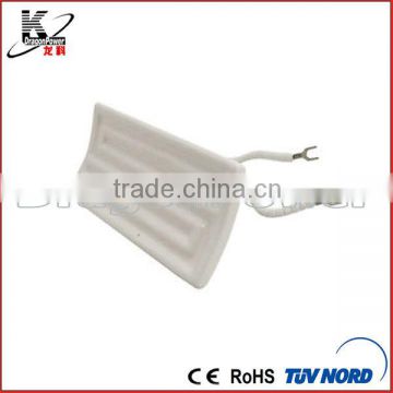 Electric ceramic heating plate heater