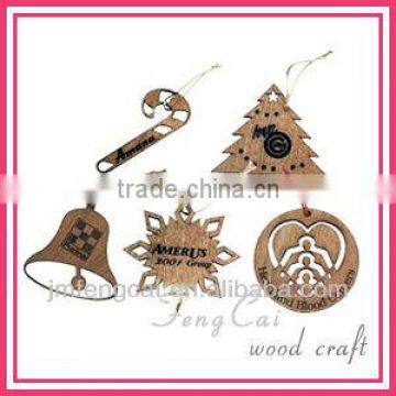 Christmas decoration(wooden crafts in laser-cutting & engraving)