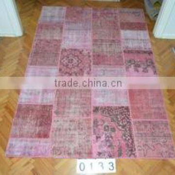 Handmade Patchwork Rug - Turkish Patchwork Carpet
