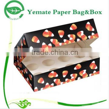 Wholesale custom printed Decorative Luxury foldable recycled color handmade empty gift macarons packaging box