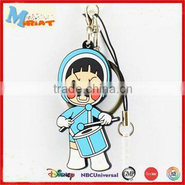 PVC Material High Quality Oem 3d Logo Pvc Keyring photo-5