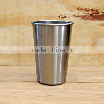 473ml dishwasher safe brushed steel cup for party                        
                                                Quality Choice