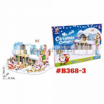 2016 Unique Design Cardboard 3d Jigsaw Puzzle Christmas Toy photo-4