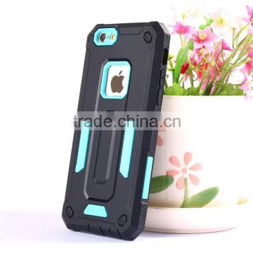 2016 New design TPU and hard pc combo case for iPhone 6g