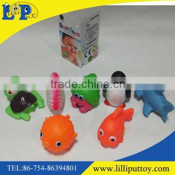 Classic baby bath toys sea world Water spray toys for bathing