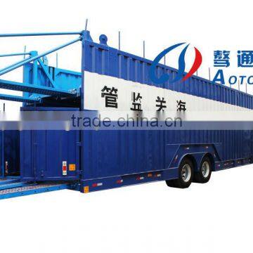 Made in China 16M 8-10 units car transport truck semi-trailer for sale (truck for car carrier)