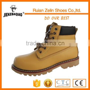 construction finished leather waterproof boot safety EN 20345                        
                                                Quality Choice