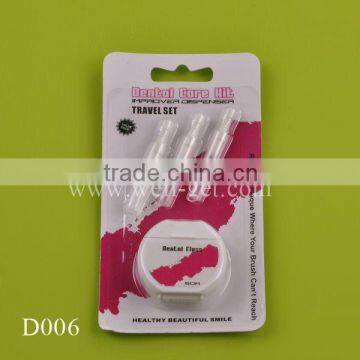 Hot selling nylon interdental toothbrush/Dental care kit