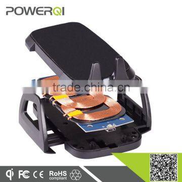 Detachable Car Mount Dashboard Holder With 3-Coils Wireless Charger Function