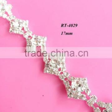 NEW DIY rhinestone trim for bridal sash wedding sash Wedding belt (RT-4029)