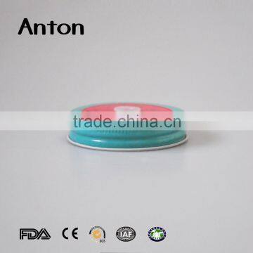 Watermelon Shaped Custom Mason Canning Jar Lids With Straw photo-2