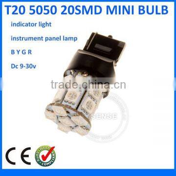 18 / 20/ 27SMD 5050 T20 7440 /7443 Mini Bulb , License plate LED Dome Lamp,