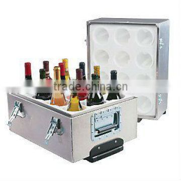 12-Bottle Aluminum Travel Wine Safe(ZYD-483)