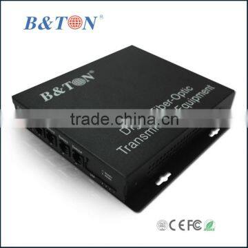 4 channel telephone fiber optic converter