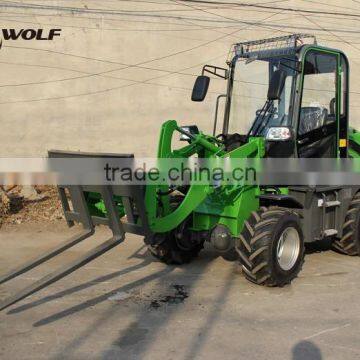 China famous brand WOLF joystick 20kw wheel loader ZL08 with price