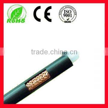 low loss 75ohm rg6 solid coaxial cable with small MOQ
