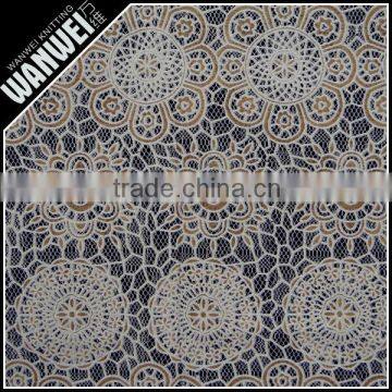 7 Discount High Quality New design European style paisley lace fabric for fashion dress 3118