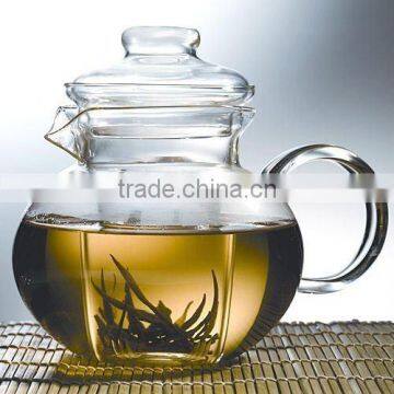 borosilicate glass teapot with infuser