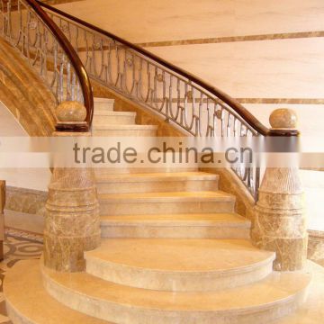 Cheapest factory prices new design spiral marble stair