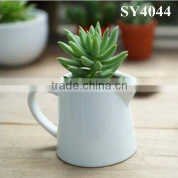 Cheap Indoor White Ceramic Flower Vase photo-2