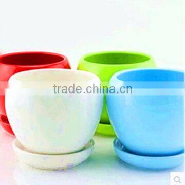 cute plastic flowerpot, low price and high quality