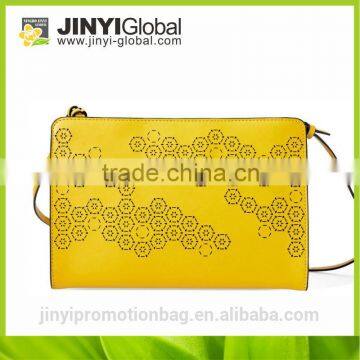 Snap Closure Half Flap Leather Wristlet