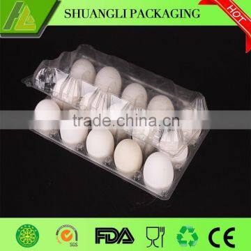 PET transparent 3X5 plastic egg packaging carton