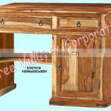 computer table,wooden furniture,sheesham wood furniture,mango wood furniture