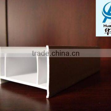 black high quality plastic extrusion profile/pvc profile decco