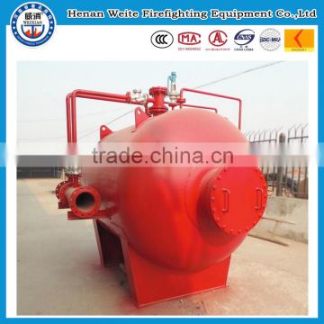 Horizontal 1000L carbon steel fire foam bladder tank