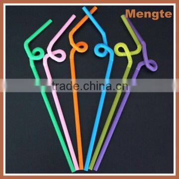 Artistic colorful Fruit cocktail plastic Drinking straw