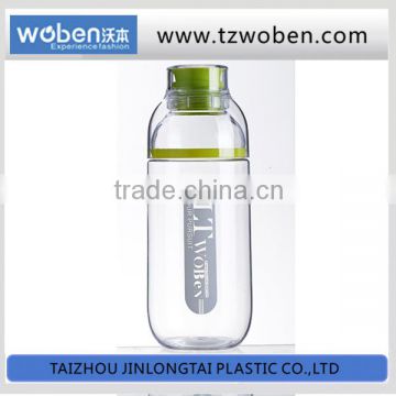 BPA free transparent drinking bottles