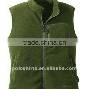 Men's polar fleece vest fleece outwear