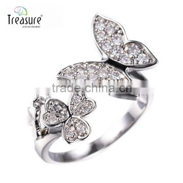 Engagement jewelry silver jewelry diamond fashion ring gemstone jewelry for girl