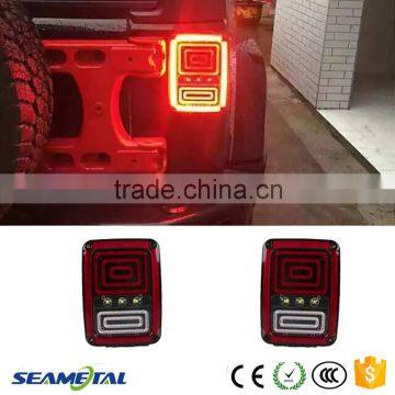 New LED Rear Lights Tail Lamp Modifiy Taillight For Jeep Wrangler Rubicon Sahara Sport 2010 2011 2012 2013 2014 2015