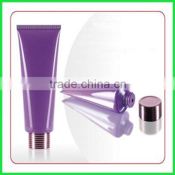 Round Gloss Plastic Cosmetic Tubes Packaging