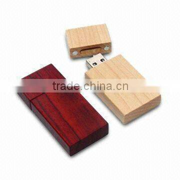 cool wooden usb flash 2.0 with laser engrave logo