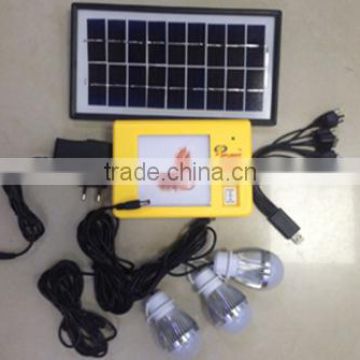 TTN-1206W.A indoor/outdoor mini solar LED lighting for home use/solar DC system